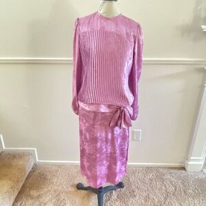 Vintage union label skirt set size 12